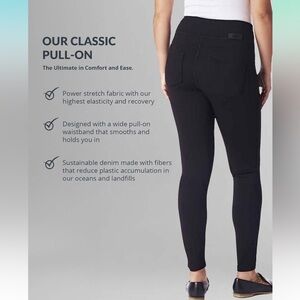 JAG Women's Ricki Mid Rise True Slim Pull On Leggings